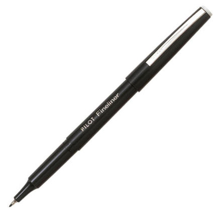 Pilot Fineliner Pen (0.4 mm black) (Single)